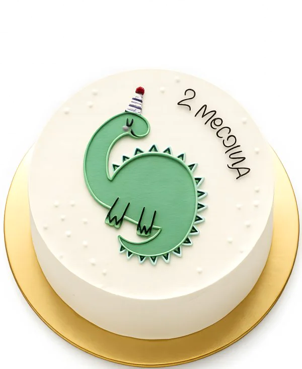 Бенто-торт с рисунком динозавра Фото