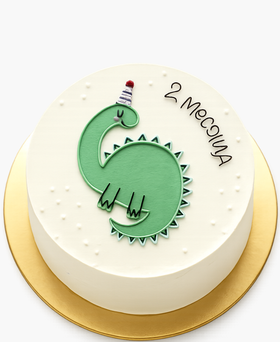 Бенто-торт с рисунком динозавра Фото