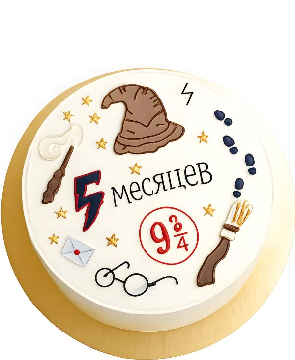 Бенто-торт с символикой Гарри Поттера Фото