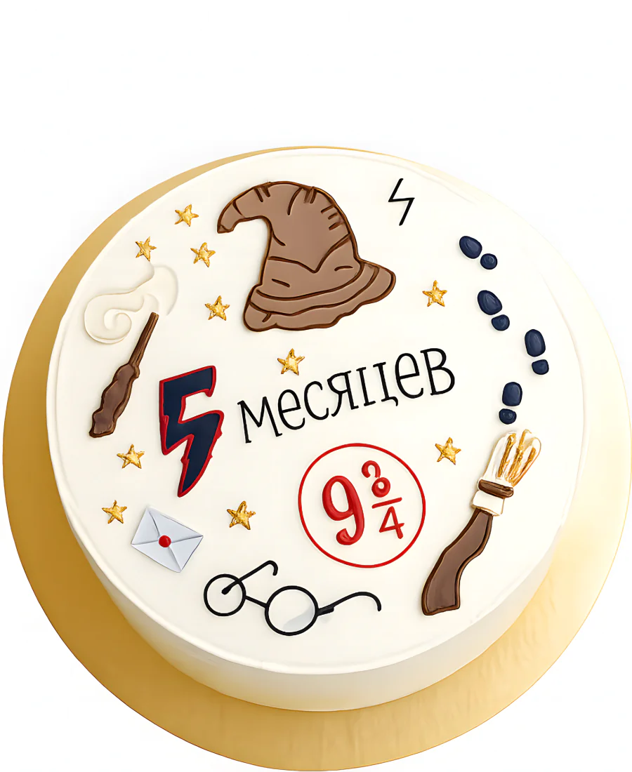 Бенто-торт с символикой Гарри Поттера Фото