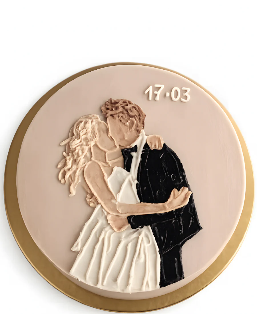 Бенто-торт с супругами Фото