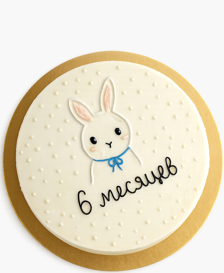 Бенто-торт с зайцем Фото