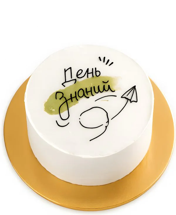 Бенто-торт с зеленым мазком Фото