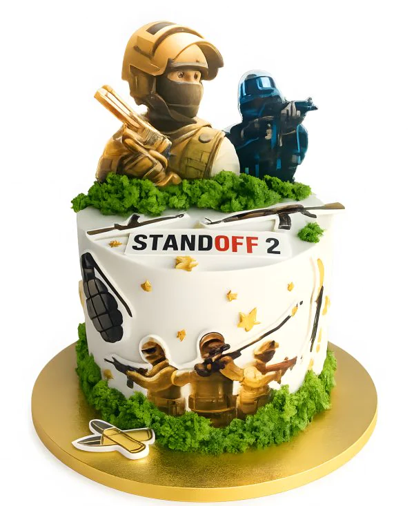 Дерзкий торт в стиле Стендофф 2 на день рождения Фото