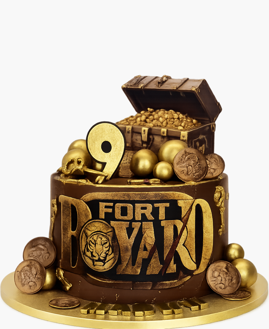 Торт Форт Боярд с сундуком Фото