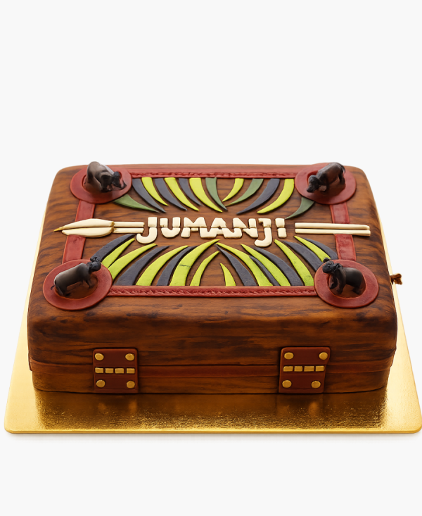 Коричневый торт на день рождения Фото