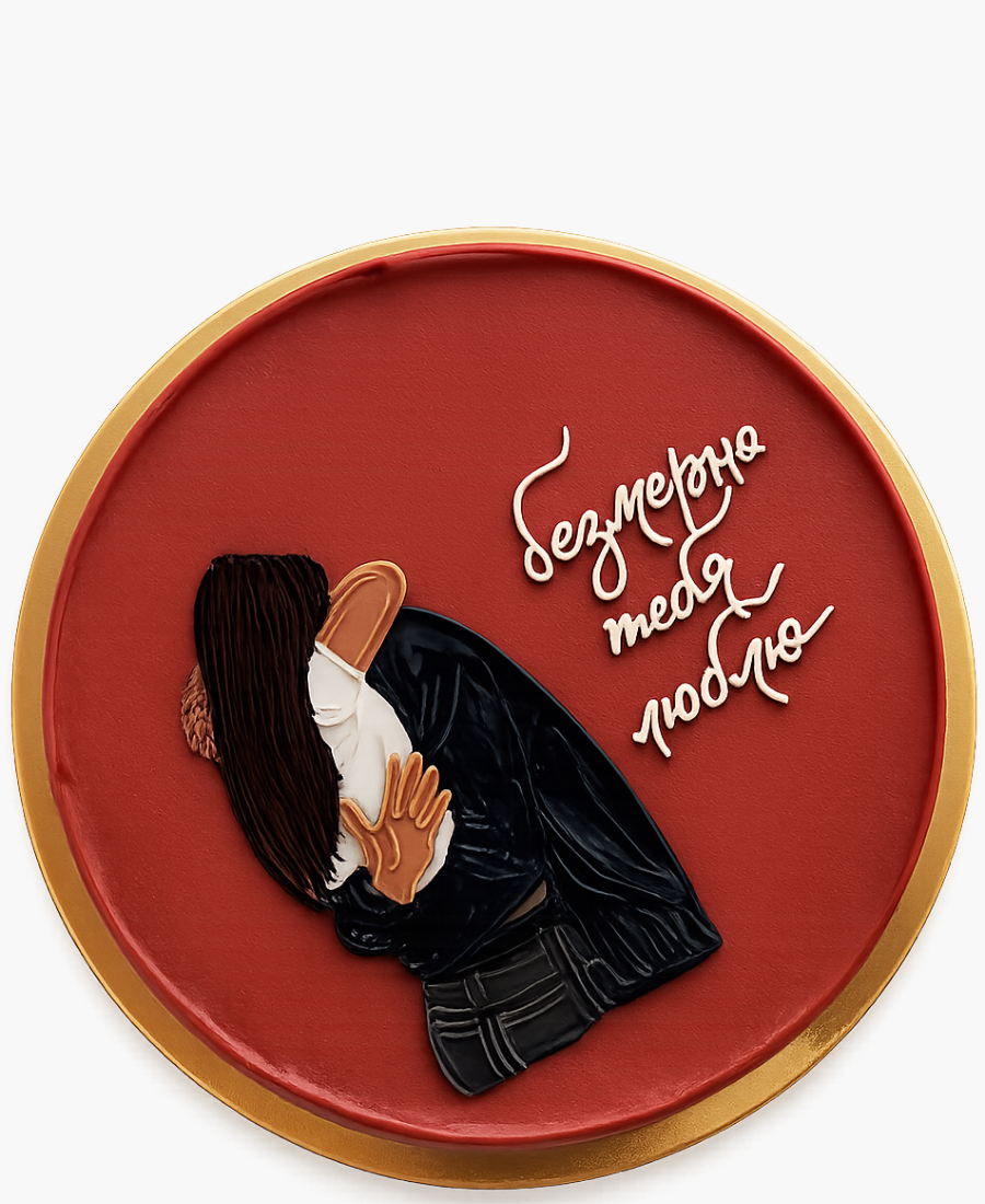 Красный бенто-торт мужчине Фото