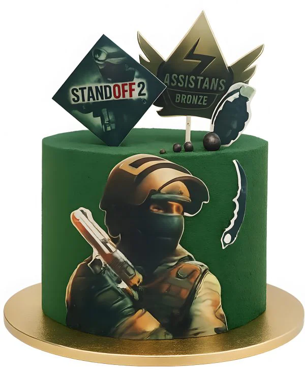 Торт для геймера по игре Standoff 2 Фото