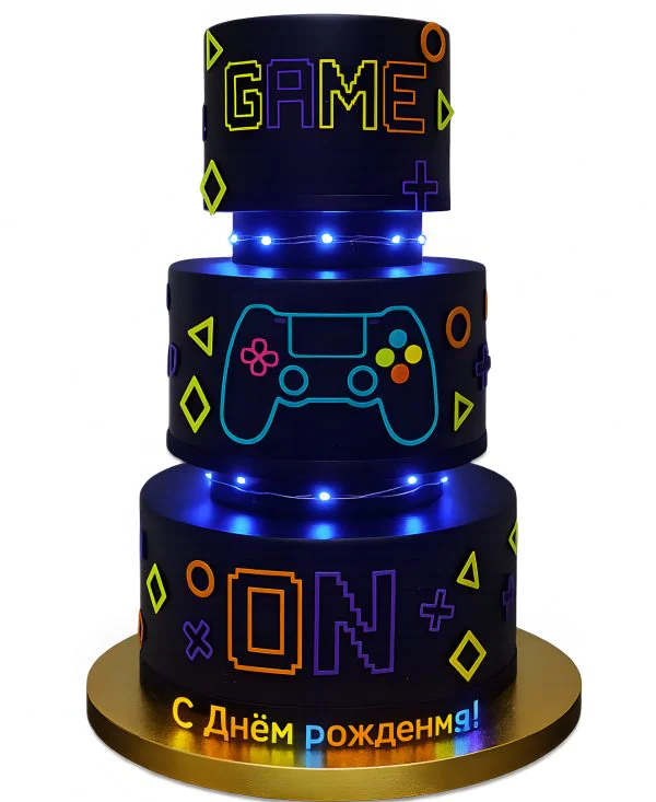 Необычный торт для геймера Фото