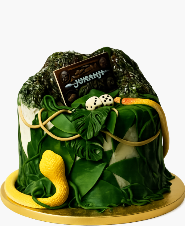 Нестандартный торт со змеями Фото