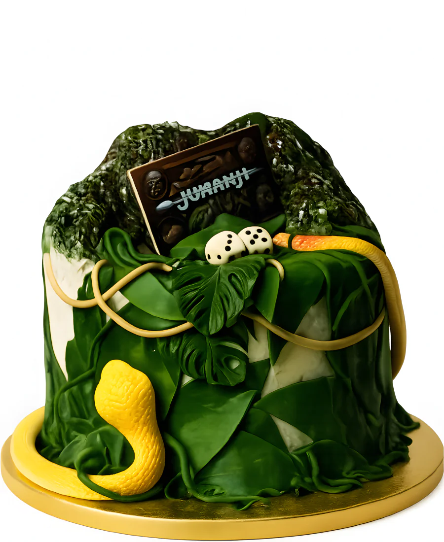 Нестандартный торт со змеями Фото