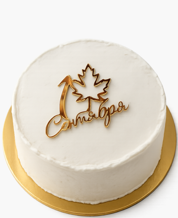 Нежный бенто-торт 1 сентября Фото