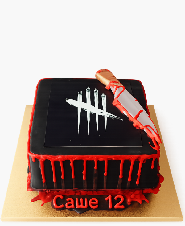 Прямоугольный торт Dead By Daylight Фото