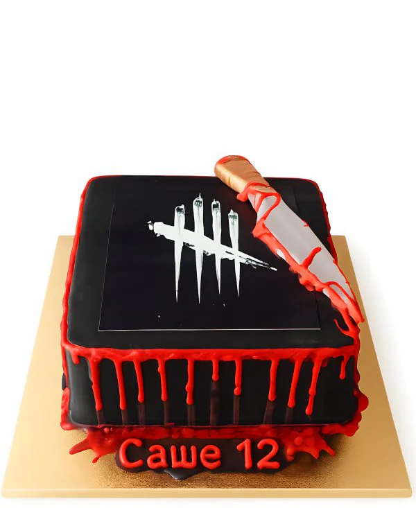 Прямоугольный торт Dead By Daylight Фото