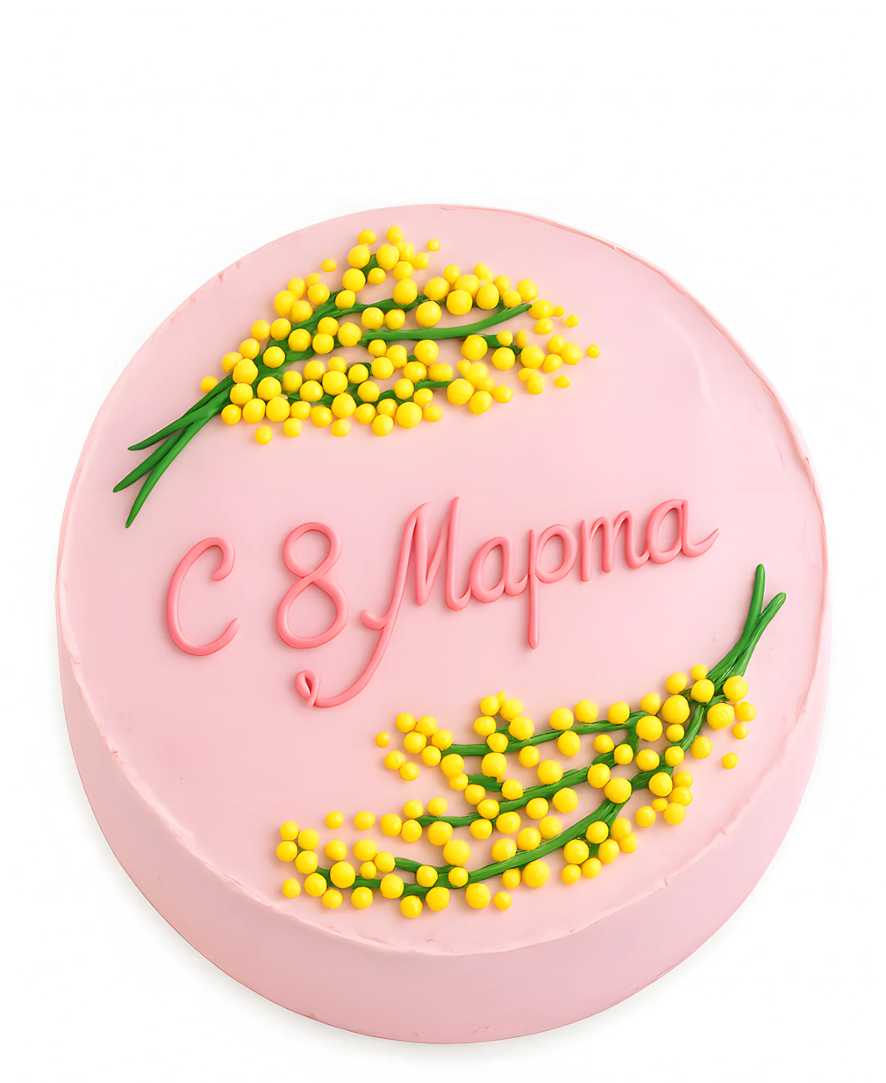 Розовый бенто торт на 8 марта для мамы Фото