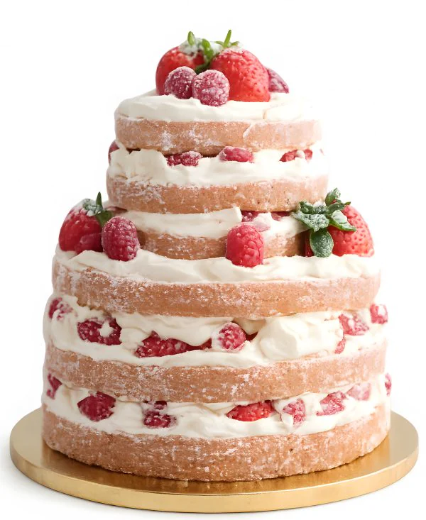 Торт женщине без мастики Фото