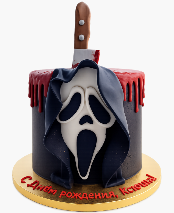 Торт с Криком из Dead By Daylight Фото