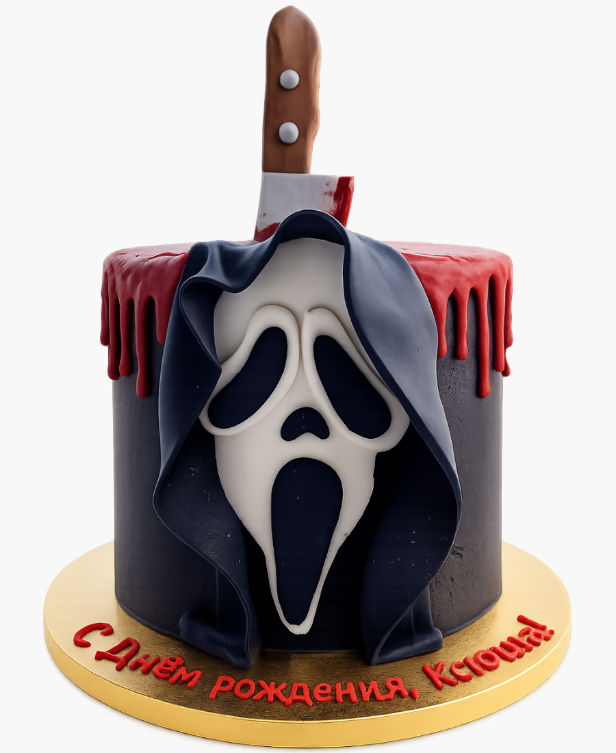 Торт с Криком из Dead By Daylight Фото