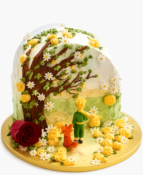 Торт с маленьким принцем под деревом Фото