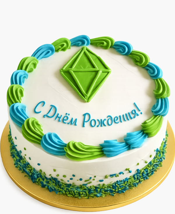 Торт с символикой Симс4 Фото