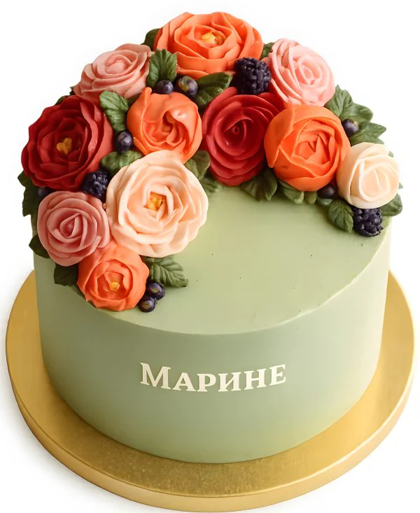 Торт в Корейском стиле Фото