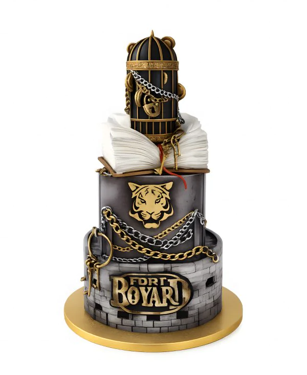 Трехъярусный торт Форт Боярд Фото