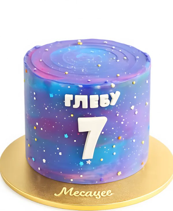 Звездный торт на 7 месяцев Фото