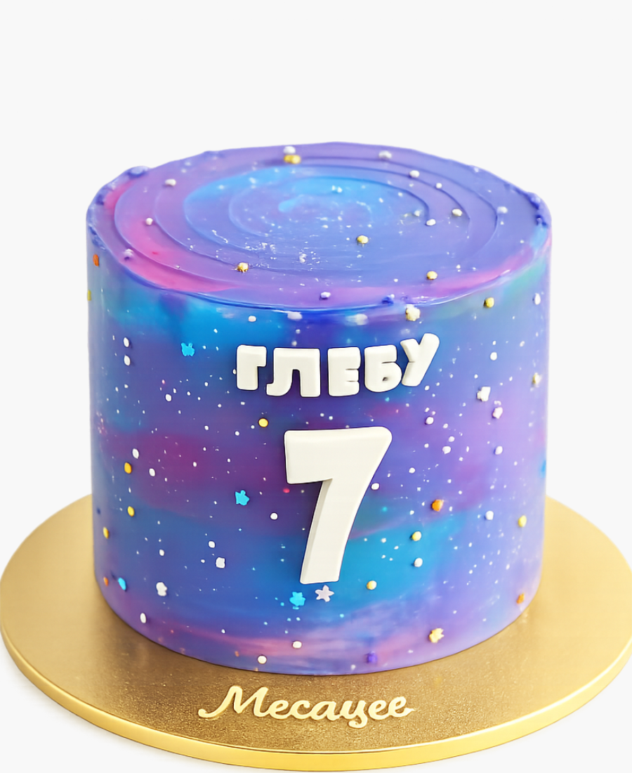 Звездный торт на 7 месяцев Фото