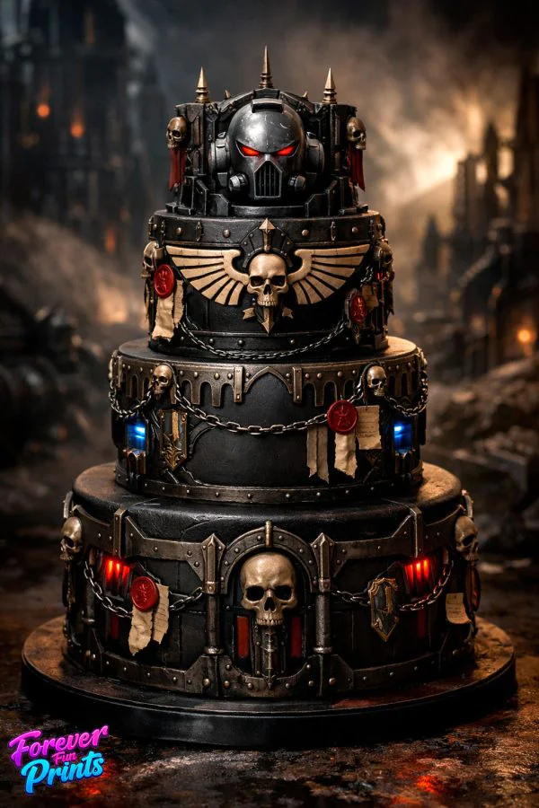 Торт в четыре яруса по игре Вархаммер Фото