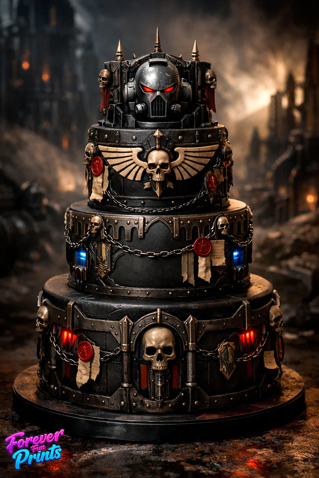 Торт в четыре яруса по игре Вархаммер Фото