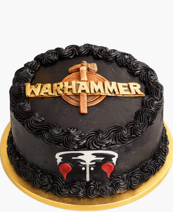 Черный торт по игре Вархаммер Фото