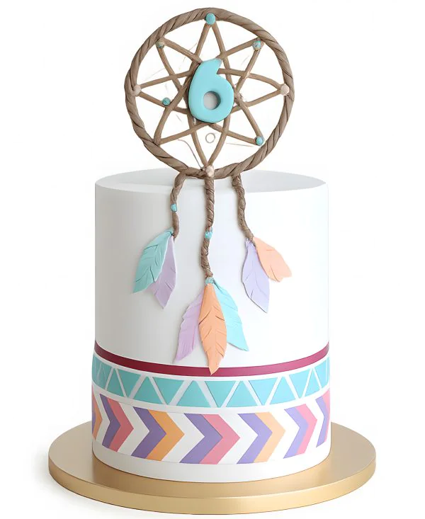 Торт с ловцом снов Фото